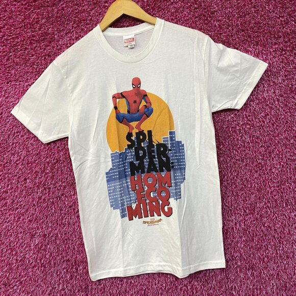 Marvel Spider-Man Homecoming City Graphic T-Shirt Small - Picture 3 of 4